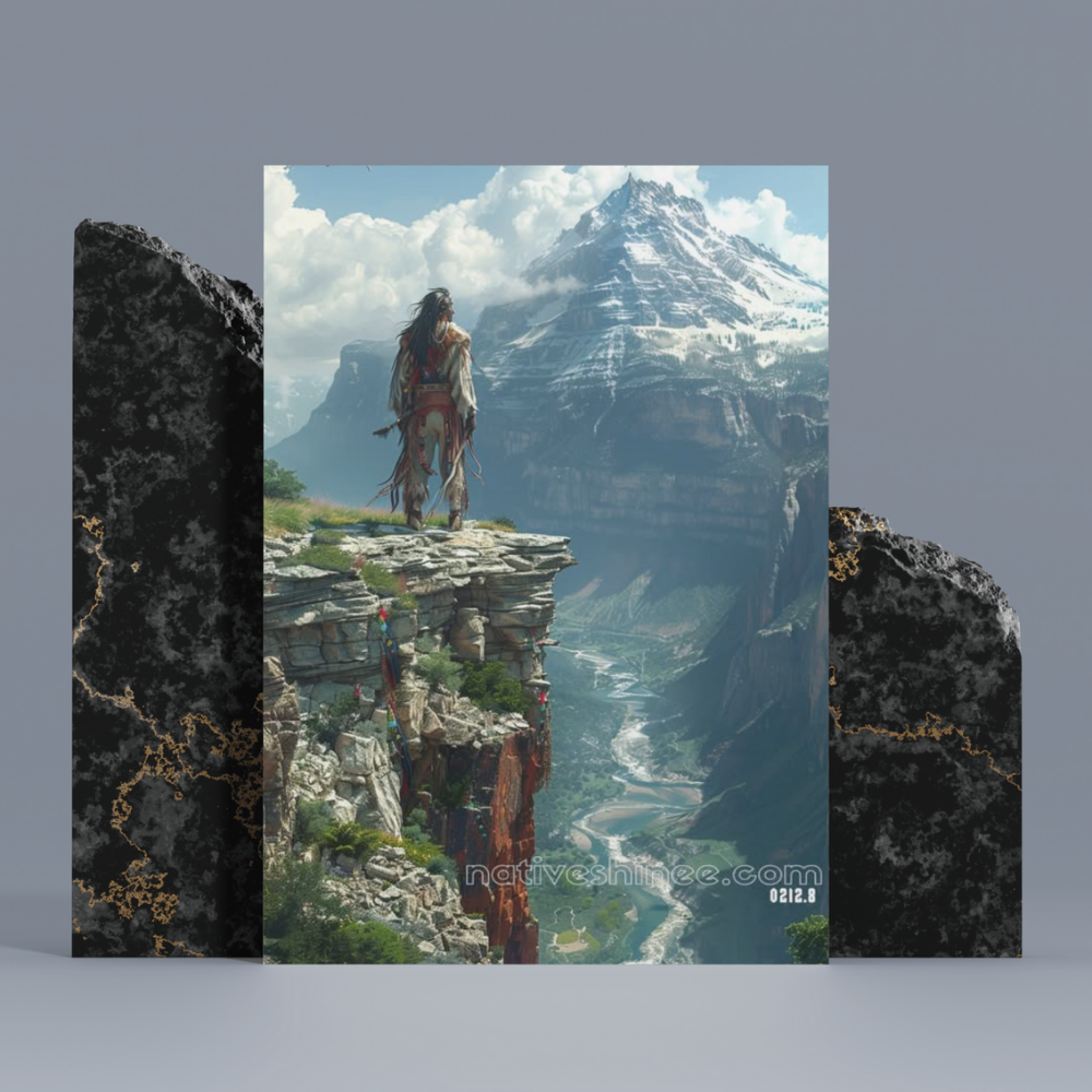 The Chiefs Journey Native American Canvas