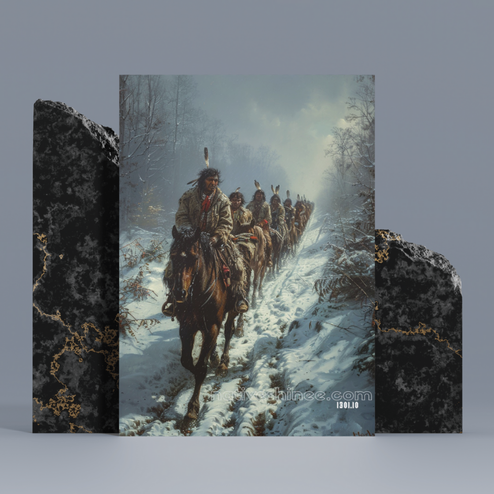 Tribal Journey Native American Canvas