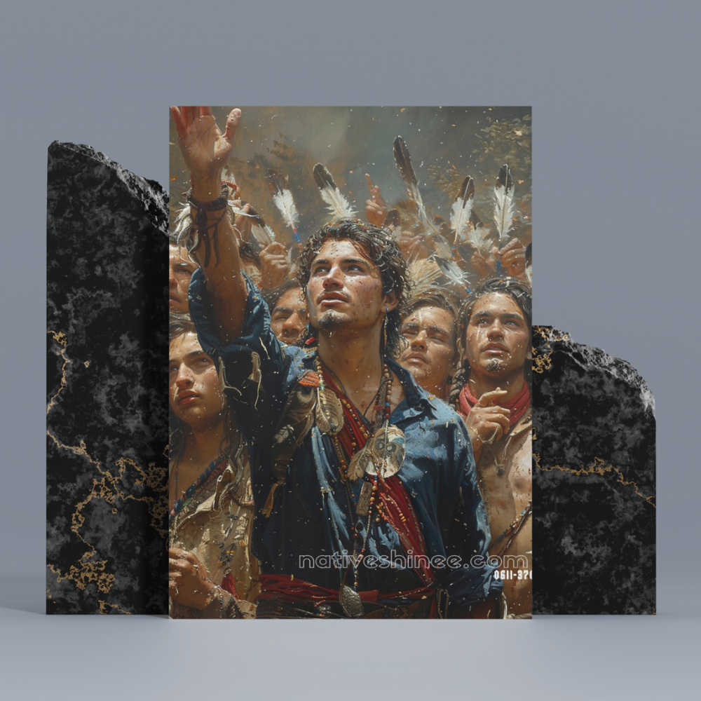 The Spirit’s Call Native American Canvas