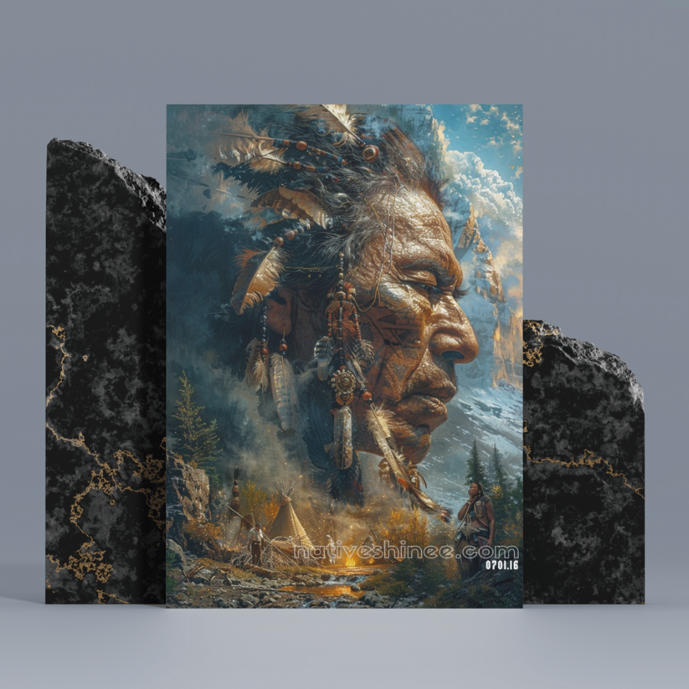 The Spirit of the Warrior Native American Canvas