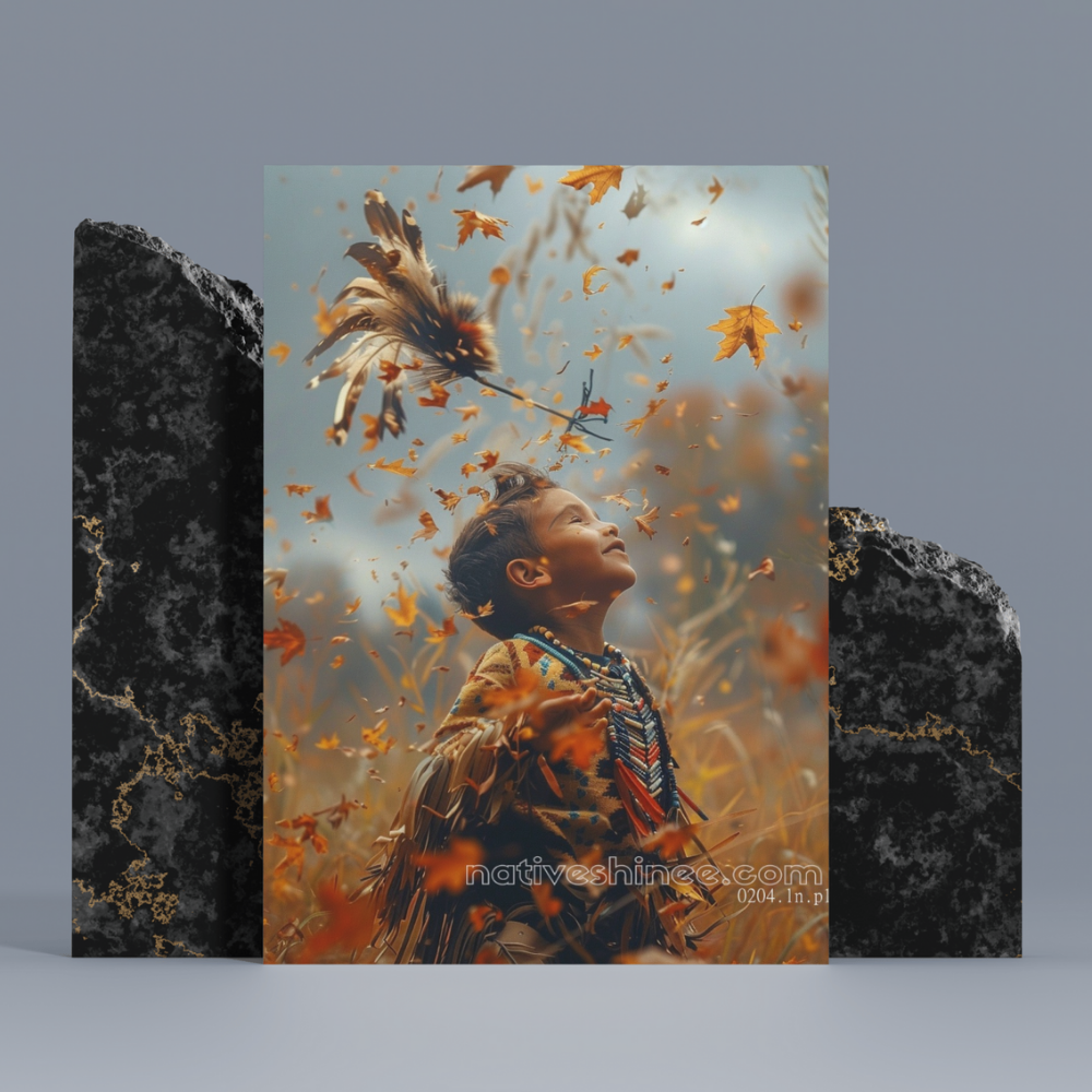 Autumn Dance Native American Canvas