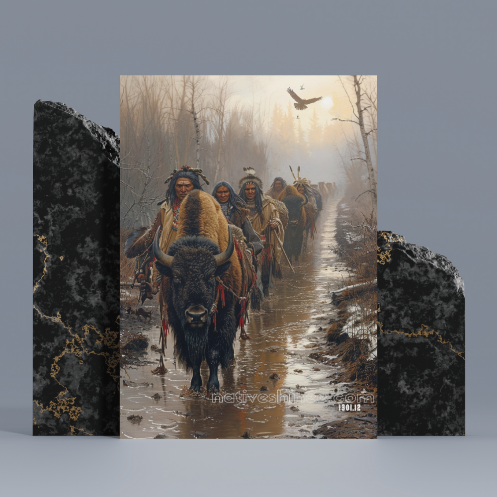 Sacred Path Native American Canvas