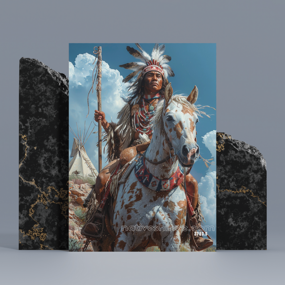 Chief's Journey Native American Canvas