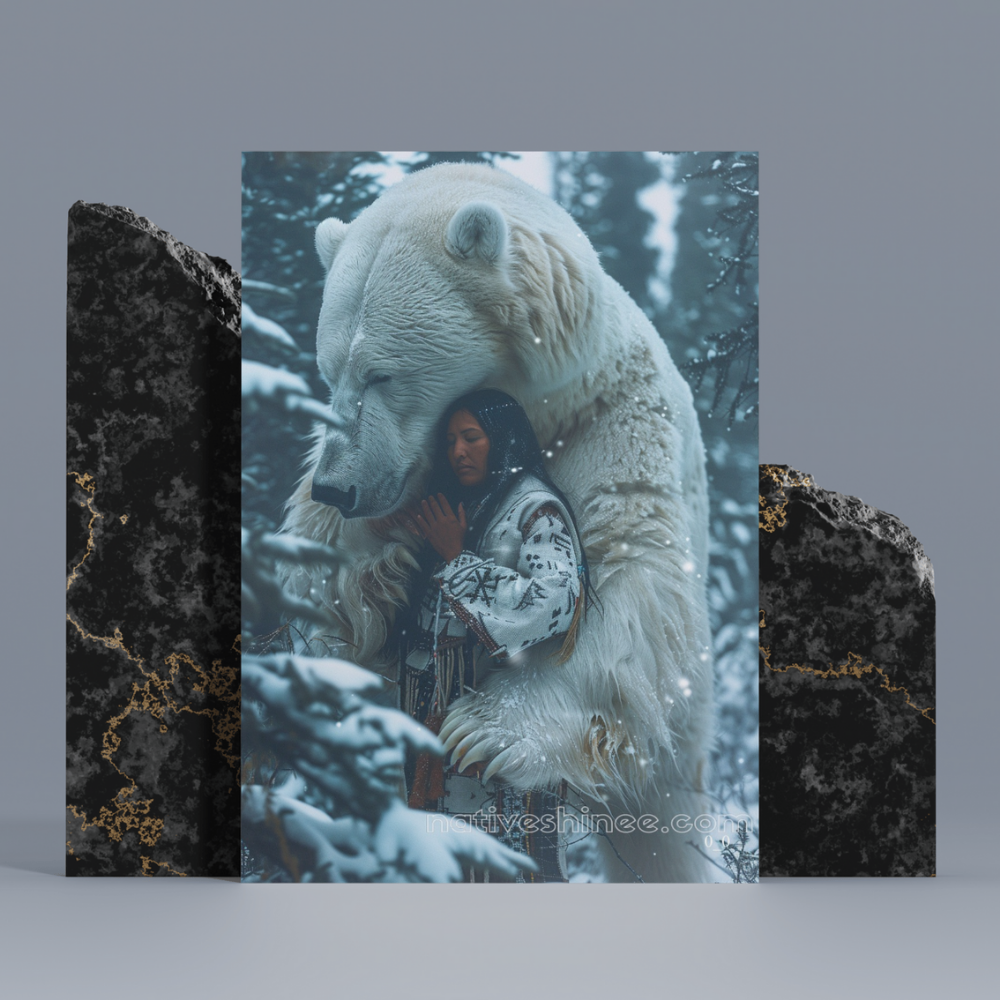 The Spirit of the Bear Native American Canvas – NativeShinee