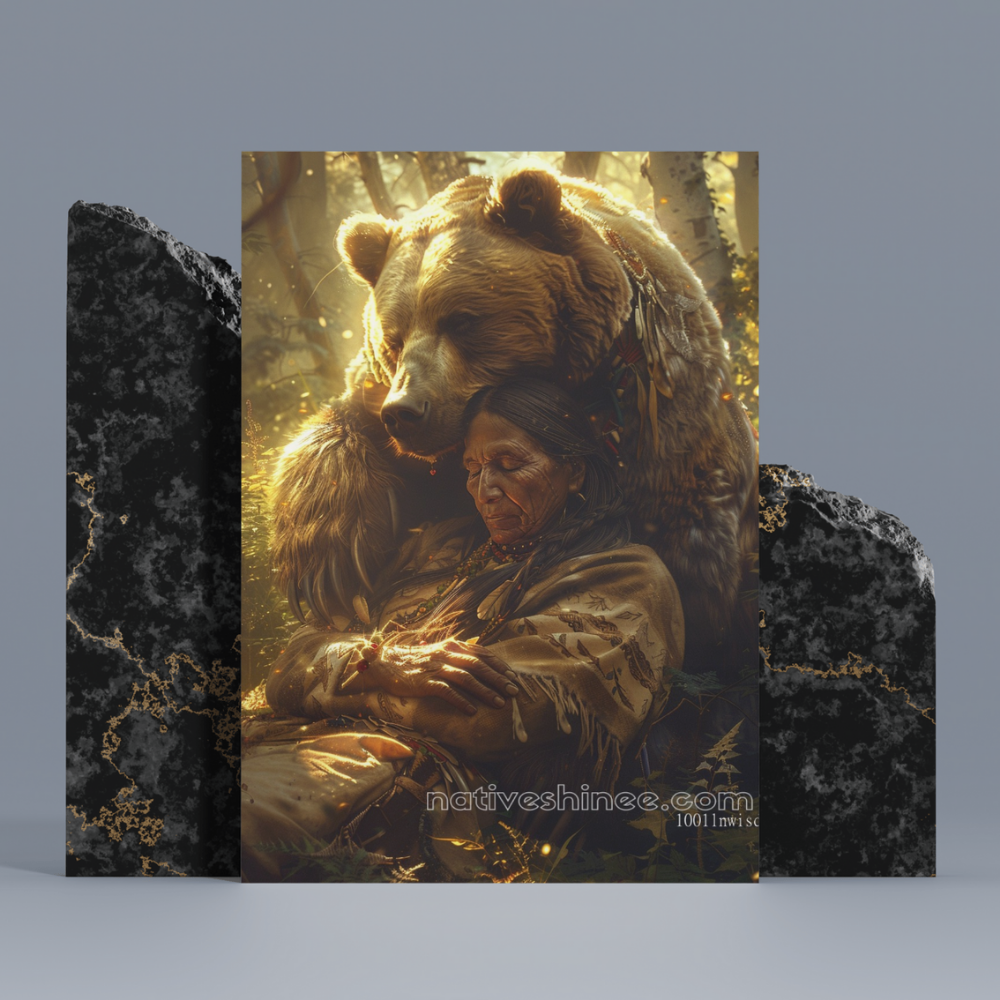 The Sacred Bond Native American Canvas