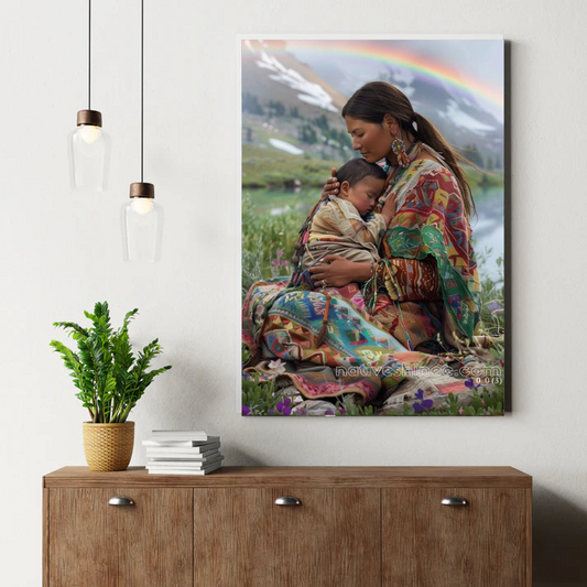 Rainbow Embrace Canvas