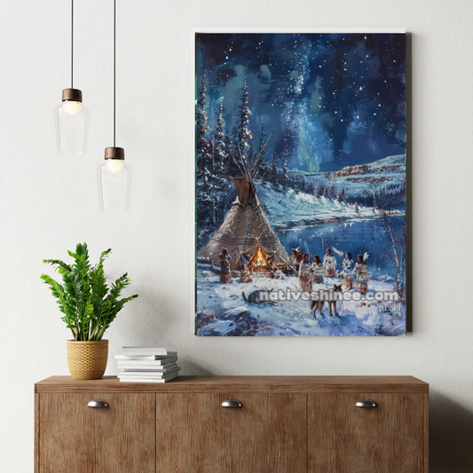 Sunlit Galloper of the Plains Canvas