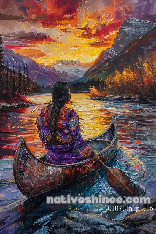 Elder of the Morning Mist Blessing Canvas