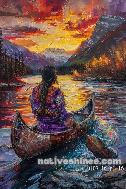 Elder of the Morning Mist Blessing Canvas