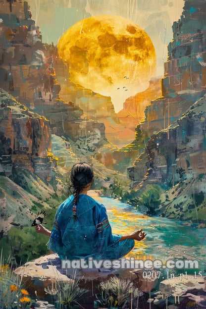 Guardian of the Night Ritual Canvas