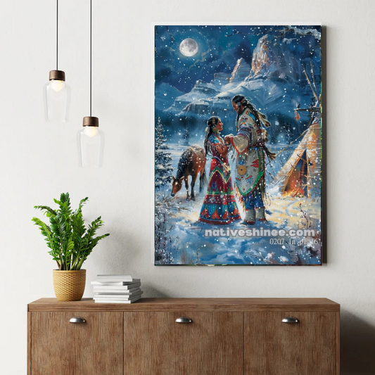 Elder’s Wisdom at Sunset Cliff Canvas