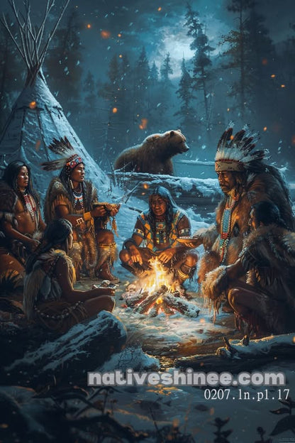 Dance of the Starlit Valley Canvas