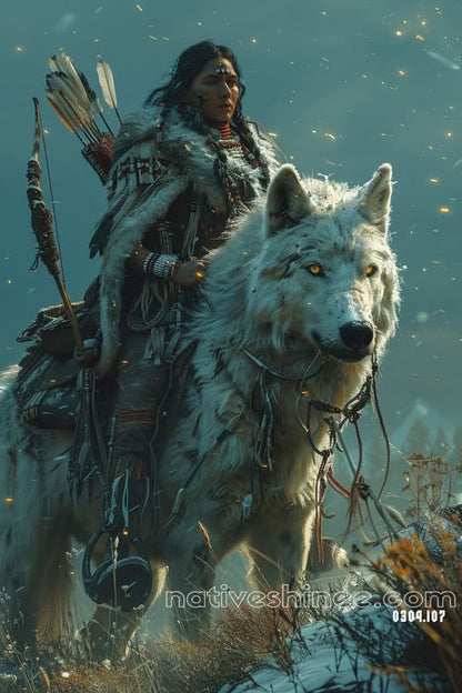 Bond of the White Wolf Canvas