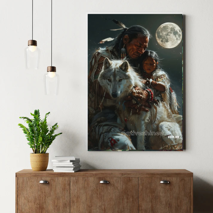 Moonlit Guardians Canvas