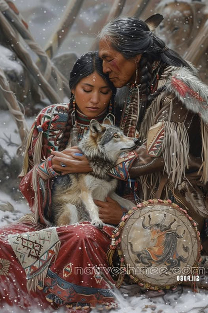 Echoes of Ancestral Love Canvas