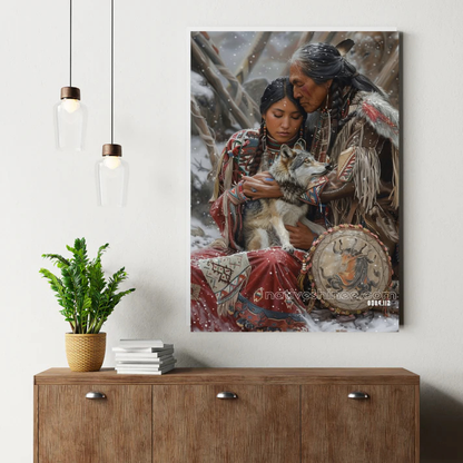 Echoes of Ancestral Love Canvas