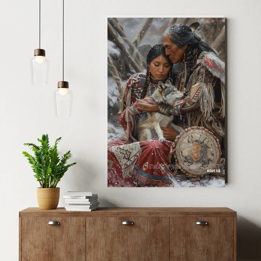 Echoes of Ancestral Love Canvas