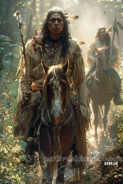 Warriors of the Dawn Ride Canvas