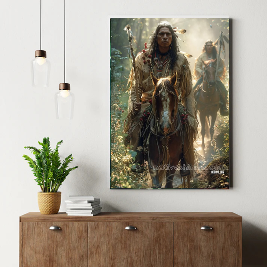 Warriors of the Dawn Ride Canvas