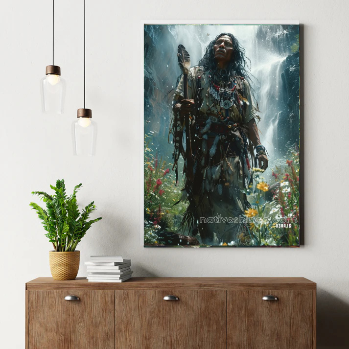Keeper of the Sacred Falls Canvas