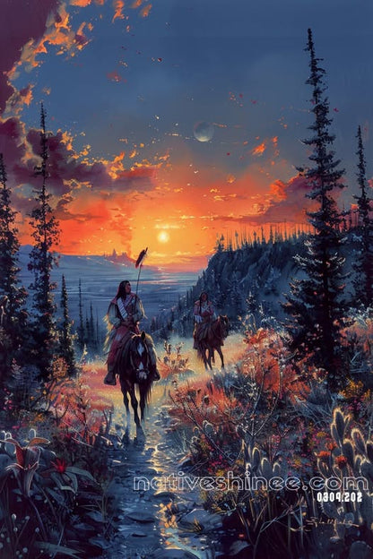 Ride into the Sunset Canvas