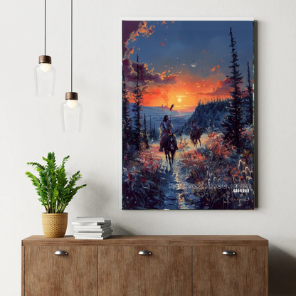 Ride into the Sunset Canvas