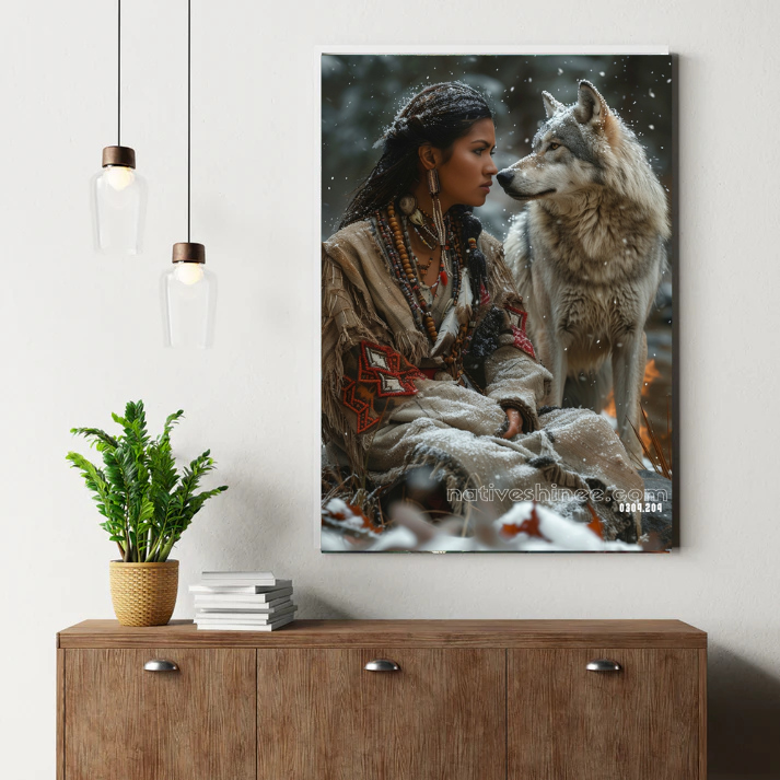 Wolf Spirit Guardian Canvas