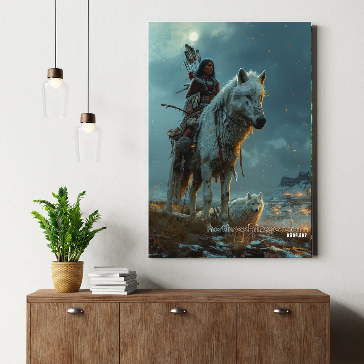 Guardian of the Moonlit Plains Canvas