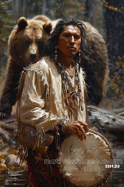 Voice of the Earth Drum Canvas