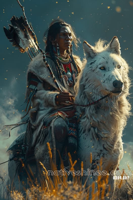 The Wolf Rider Canvas