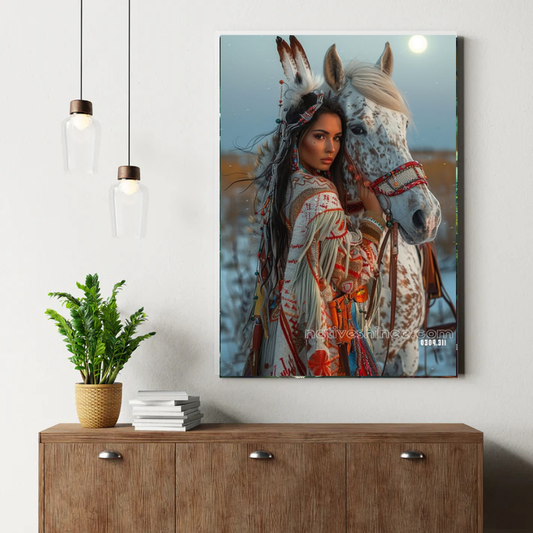 Spirit of the Plainswoman Canvas