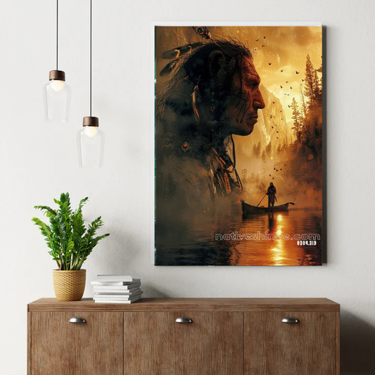 Echoes of the River Spirit Canvas