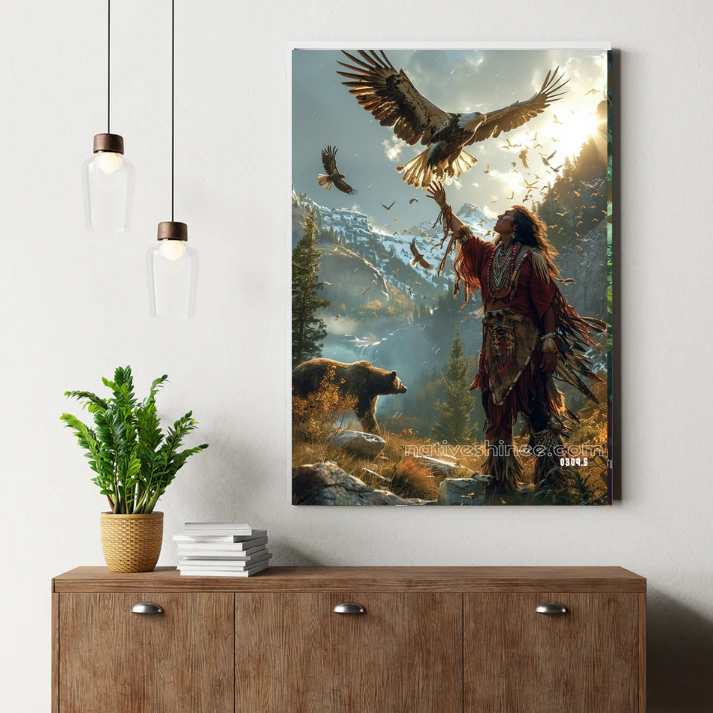 Spirit of the Sky and Earth Canvas