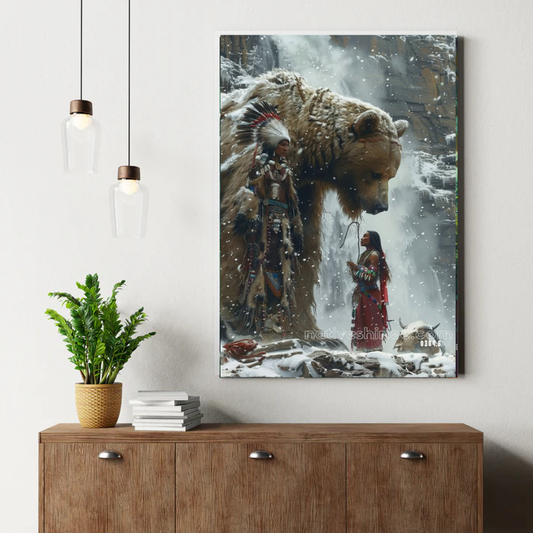 The Guardian of the Falls Canvas