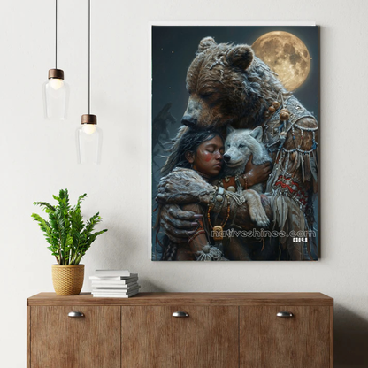 Embrace of the Spirit Guardians Canvas