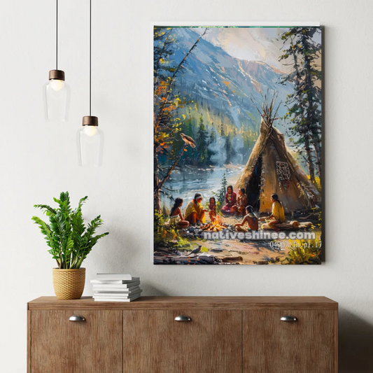 Melody of the Sunlit Bloom Canvas