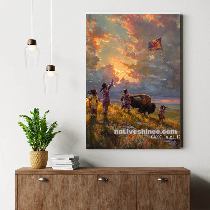 Artisan of the Sunlit Stream Canvas