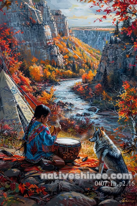 Harmony of Spirit and Nature Canvas