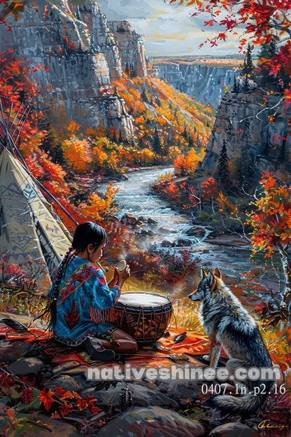 Harmony of Spirit and Nature Canvas