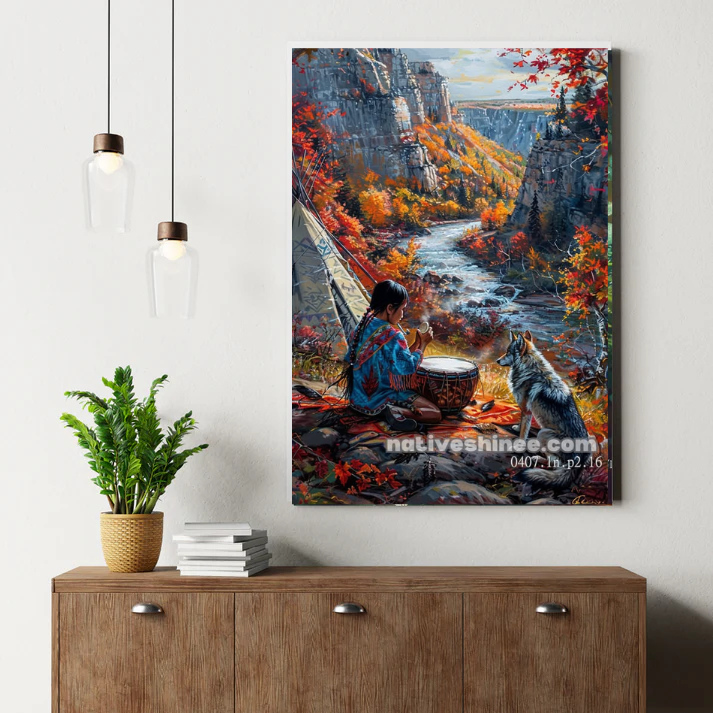 Harmony of Spirit and Nature Canvas