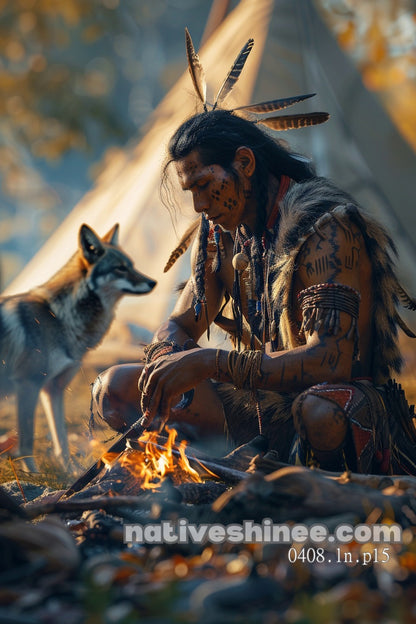 Guardian of the Flame Canvas