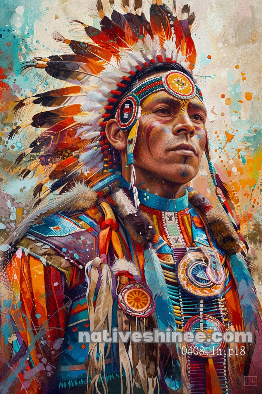 Radiant Eagle Chiefn Canvas