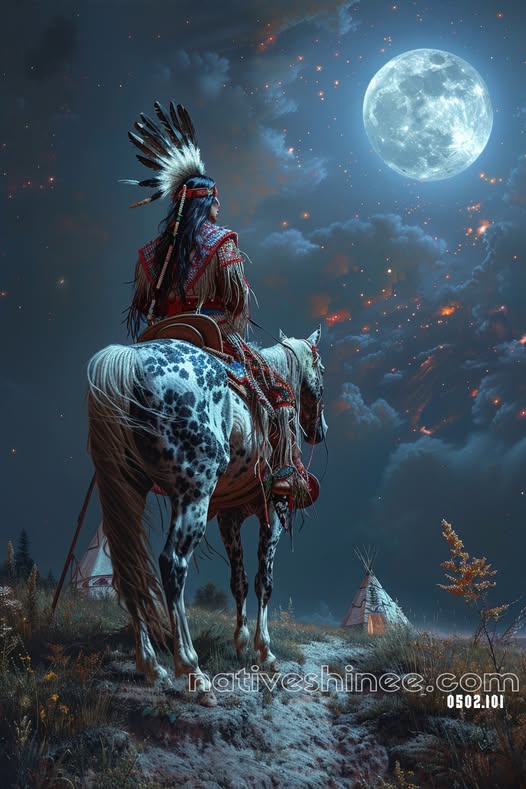 Keeper of the Moonlit Trail Canvas