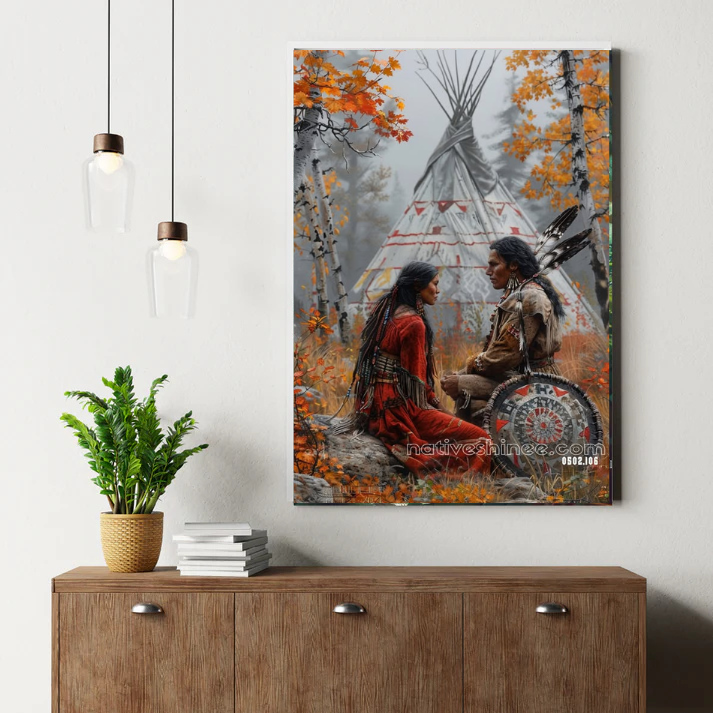 A Sacred Bond: Love and Tradition Canvas