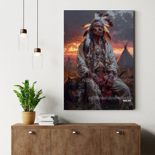 Elder of the Setting Sun Canvas