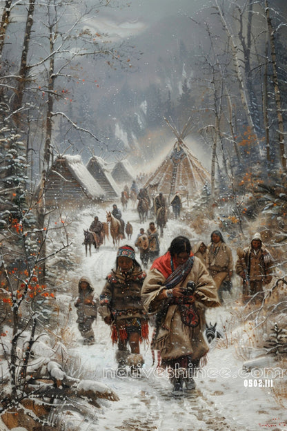 Winter Migration Canvas