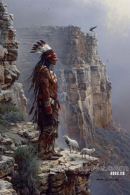 Guardian of the Cliffs Canvas