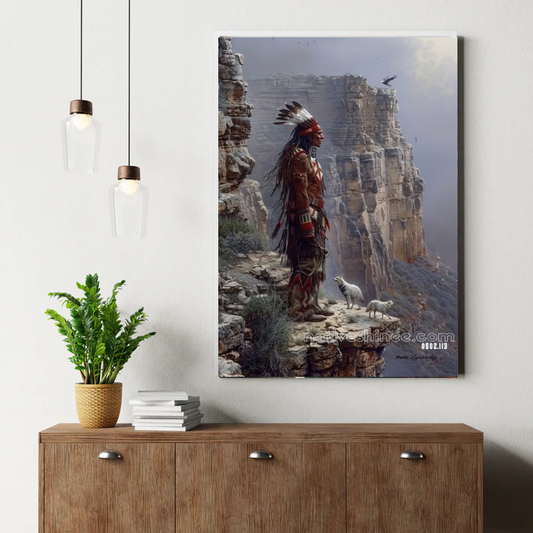 Guardian of the Cliffs Canvas