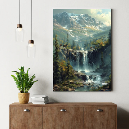 Sentinel of the Sunlit Mesa Canvas