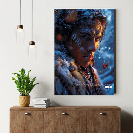 Winter's Ember Canvas